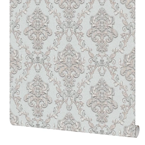 Обои бумажные Московская Обойная Фабрика Жаклин серые 0.53 м 234662-5